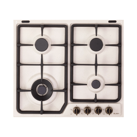 سطح بلت ان غاز إيطالي كلاسيكي إلبا، 60 سم - موديل AS ENF65-445 AVD