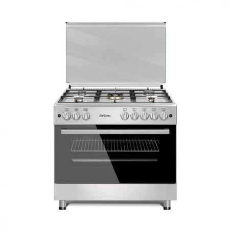 فرن غاز  5عيون تركي GVC-408 90*60 GVC PRO نحاس تيربو فان