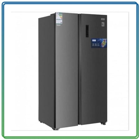 ثلاجة دولابي جنرال جولدي 23.8 قدم بخار انفرتر ستيل GRS673NS