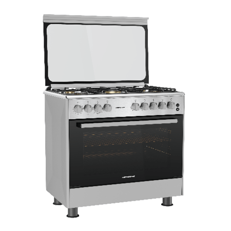 فرن جستنج هاوس 5عيون نحاس تيربو فان JSFF9627  - 90x60 cm