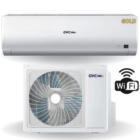 مكيف تبريد جي في سي برو 24000 وحدة بارد ذهبي