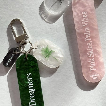 Pink Trio Key Chain