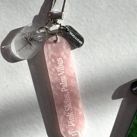Pink Trio Key Chain