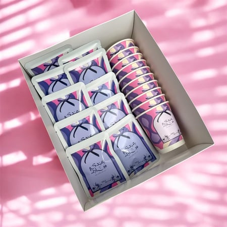 توزيعات أظرف قهوة للعيد