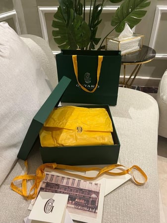 Goyard ( mini ) saigon bag - white