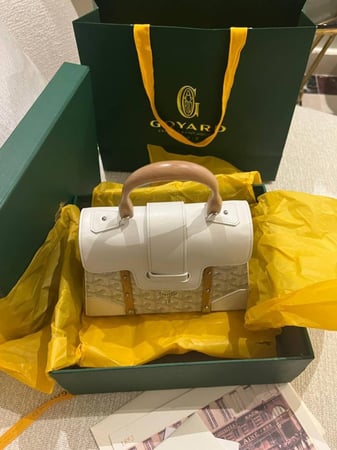 Goyard ( mini ) saigon bag - white