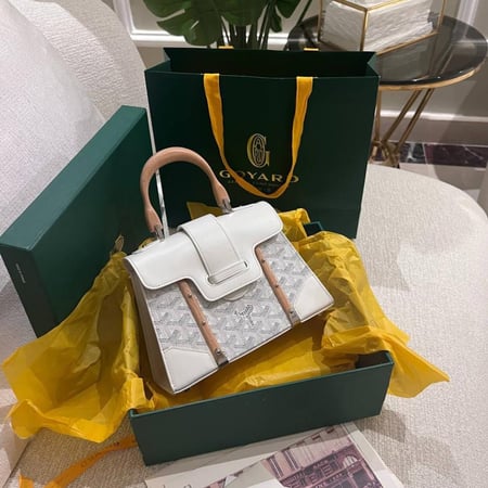 Goyard ( mini ) saigon bag - white
