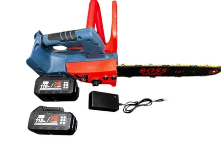 منشار حطب 12 انش بوس بطاريتن