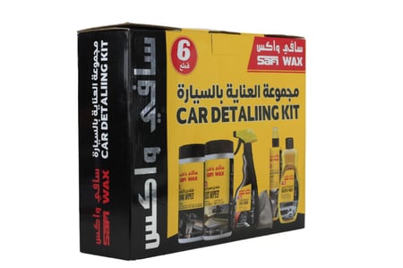 شراء سافي واكس 6قطع مجموعة العناية بالسيارة - متجر قلعة العدد