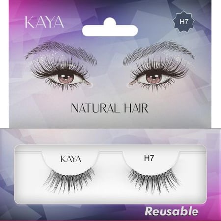 رموش طبيعية طرفية H7