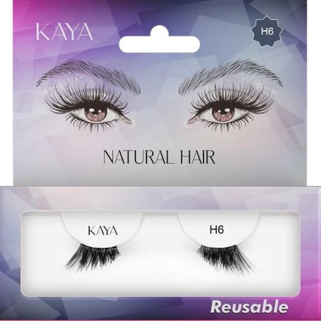 رموش طبيعية طرفية H6