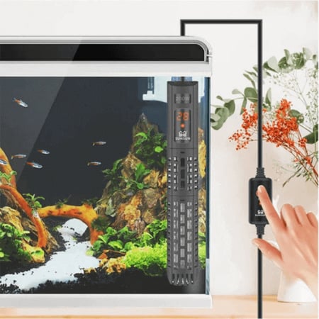 سخان حوض سمك  SunSun مع شاشة