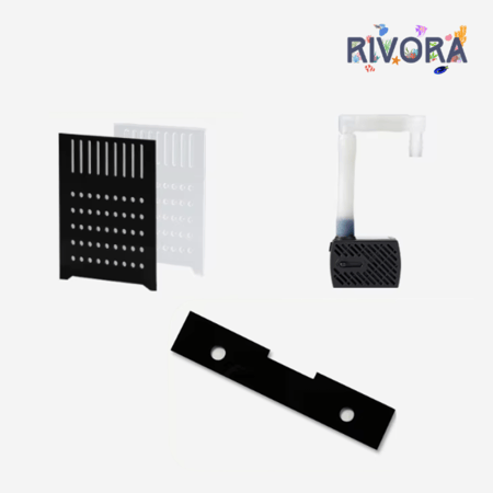 حوض الفايتر الأربع خانات – مع الإضاءة و أكل هيكاري