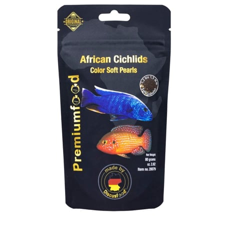 حبيبات غذاء سيكلد أفريقي 80g – African Cichlid Colour Pearls Soft