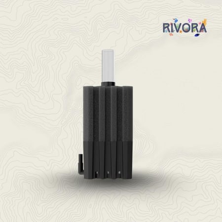 فلتر إسفنجي مع حجرة ميديا قابلة للإزالة - Sponge Filter with Removable Media Chamber