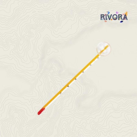 ميزان حرارة زجاجي للحوض - Aquarium Glass Thermometer