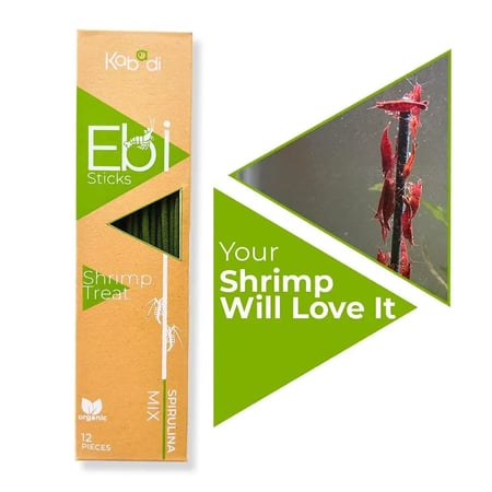 أعواد اكل شرمب و الاسماك السبيرولينا - Kabadi Spirulina Mix Sticks for Shrimp & Small Fish