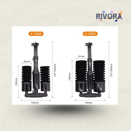 فلتر اسفنجي لحوض السمك