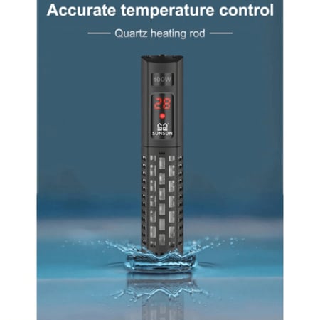 سخان حوض سمك  SunSun مع شاشة