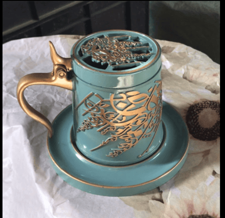 مبخره عربيه ابداعيه مجموعة الشرق الأوسط حامل مبخره سيراميك عصا بخور