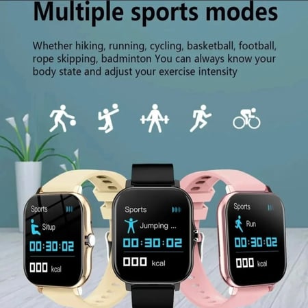 ساعة ذكية مع 3 أحزمة للرجال والنساء ، ساعة ذكية رياضية ، جهاز تعقب اللياقة البدنية ، بلوتوث ، مكالمة ، موسيقى ، معدل ضربات القلب