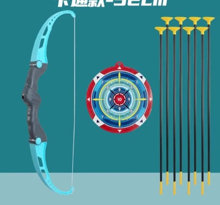 مجموعة ألعاب الرماية الخارجية على شكل قوس وسهم للأطفال ، الأعمار 4-8 ، 8-12 ، أسهم أكواب الشفط ، تخفيف التوتر للبالغين