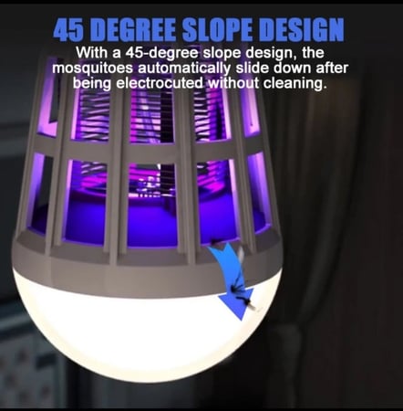 مصباح LED قاتل البعوض ، مصباح ضوء قاتل للحشرات ، صاعق حشرات الذباب ، ضوء ليلي للطفل ، أو V ، 9 وات