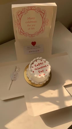 بوكس كيك وورد طبيعي