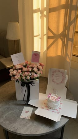 بوكس كيك وورد طبيعي