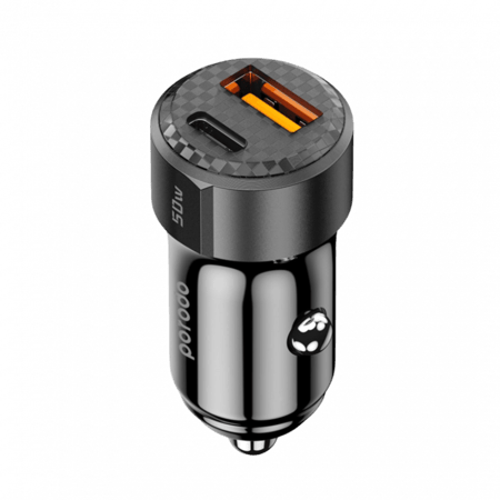 فيش سيارة 50 واط منفذين ماركة PORODO