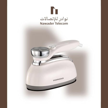 مكواة بخار وحرارة مقياس حرارة، 1200 واط، تسخين سريع في 30 ثانية ماركة PORODO