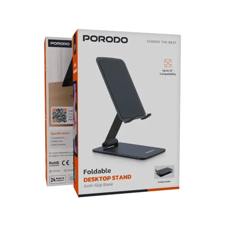 ستاند مكتبي وحامل للجوال والايباد 360 درجة ماركة PORODO