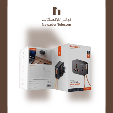 فيش جداري 38 واط 4 في 1 ماركة PORODO