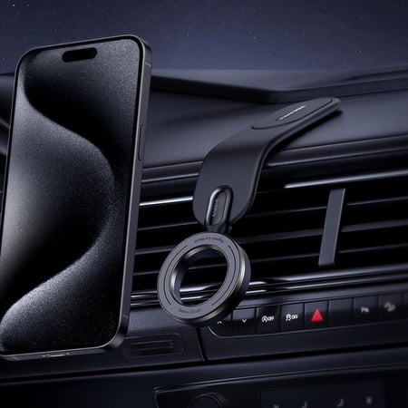 شارك المنتج عبر: بيسوس حامل جوال ماج سيف C02 GO للسيارة - اسود