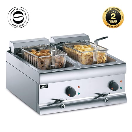 (LINCAT-DF612) قلاية كهربائية بخزان مزدوج وسلتين