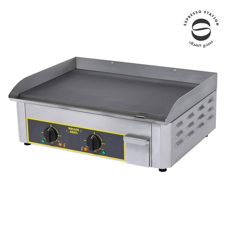 صاج شواء كهربائي بسطح مُسطّح (PSR600E) من رولر غريل