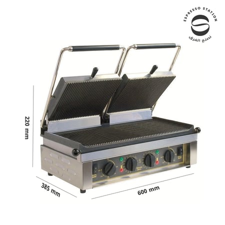 شواية كهربائية دوبل من رولر غريل