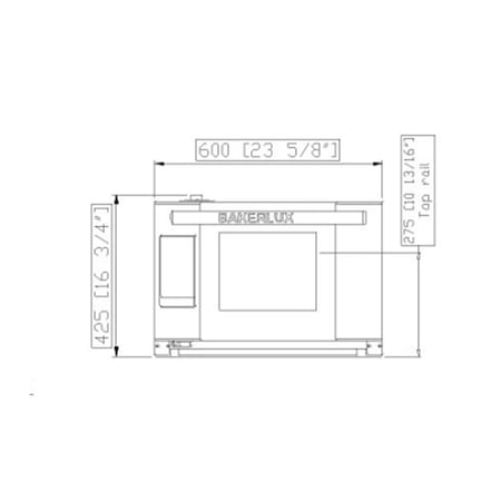 فرن حراري اونكس ستيفانيا يتسع لثلاث صواني UNOX XEFR-03HS-ELDV-1 LED 3