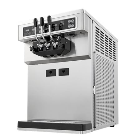 ماكينة آيس كريم طاولة بنكهتين مع لفه واحدة من ICETRO (موديل ISI-163TT - مضخة هواء)