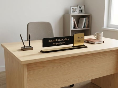 استاند اسم مكتبي (مودرن)