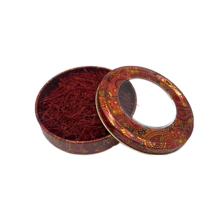 زعفران سوبر نقيل 25 جرام في علبة فاخرة