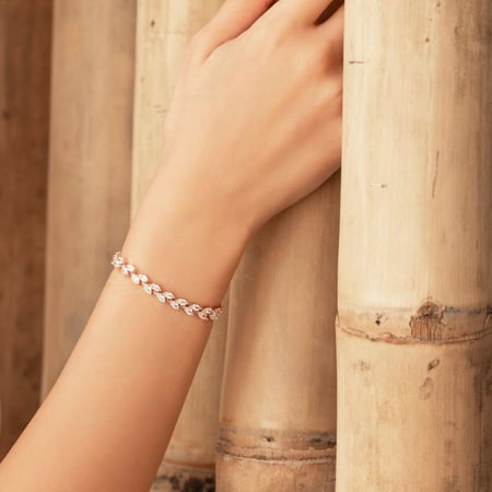 Pavé Bracelet | Rose Gold