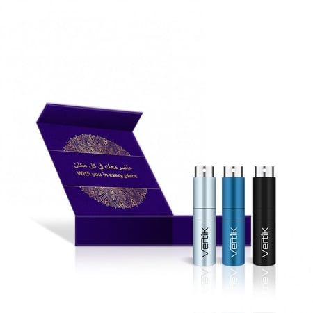 Vertik - ثلاث عبوات تعبئة العطور 8 مل