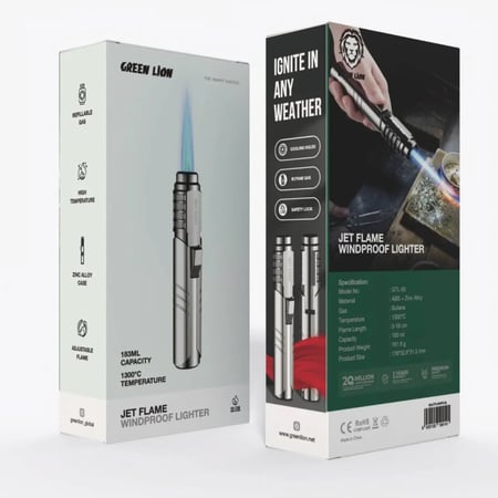 قرين لايون - ولاعة مقاومة للرياح بسعة 183 مل