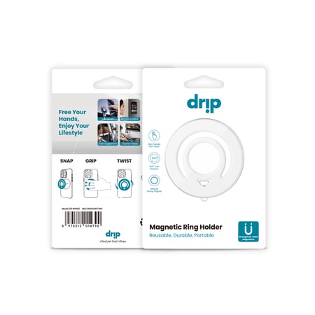 حامل Drip مغناطيسي سيليكون – أبيض