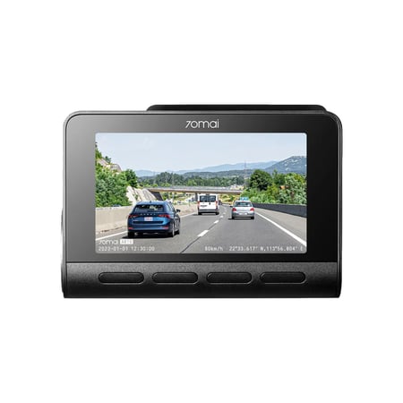 70mai A810 (أمامية وخلفية) بدقة 4K + 1080p مع GPS وWi-Fi – أسود