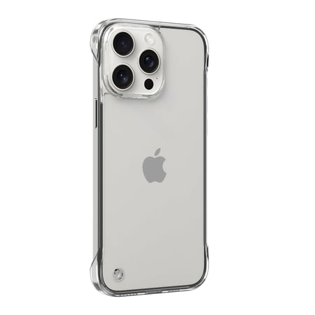 دريب غطاء شفاف بدون إطار لأجهزة iPhone 15 & 16 Pro / Pro Max