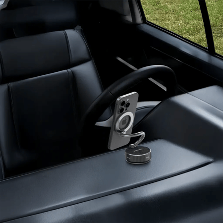 حامل هاتف مغناطيسي Porodo MagCurve S بشكل منحني مع شفط – أسود