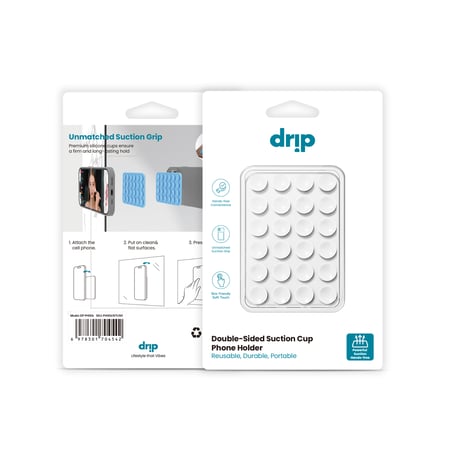 Drip حامل جوال سيليكون مع اكواب شفط– الوان متعدده