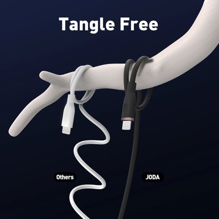 جودا SLIP 60 كيبل سيليكون USB-C إلى لايتنينج